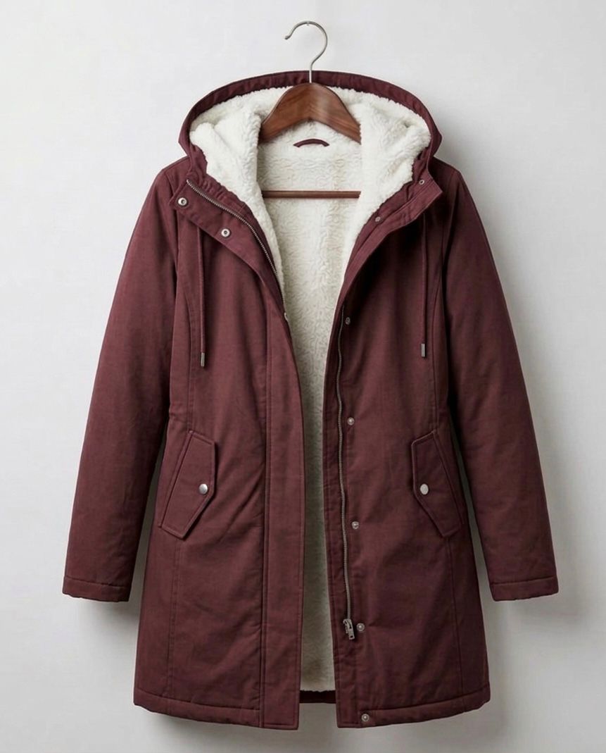 Amelie | Hooded Long Rain Parka