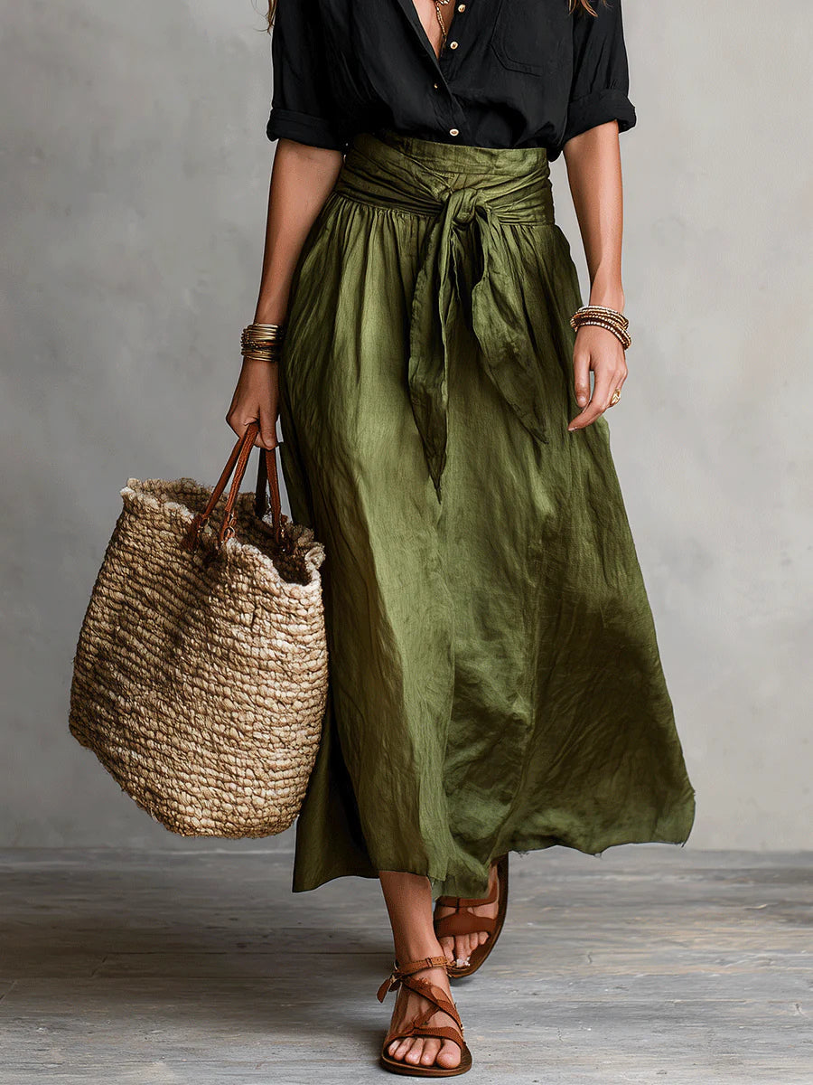 River | Shirt & Skirt Two-Piece Set
