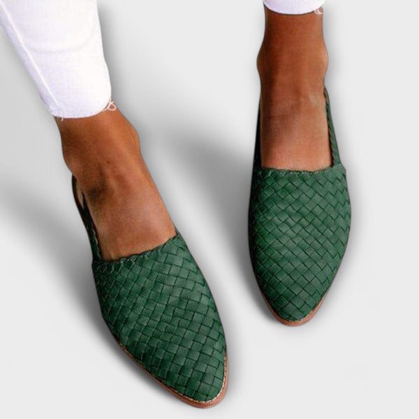 Aurora | Woven Slingback Flats