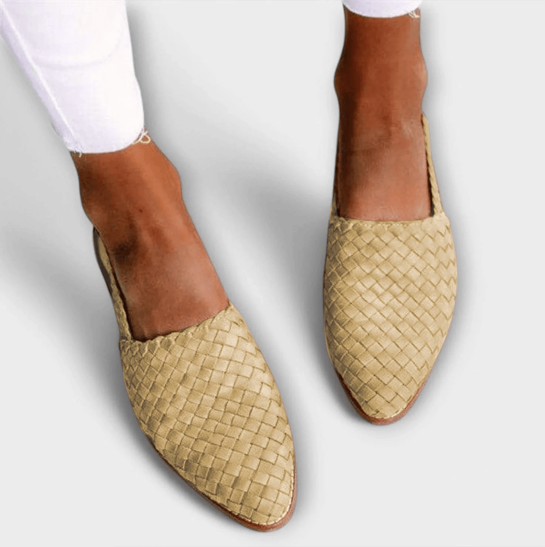 Aurora | Woven Slingback Flats