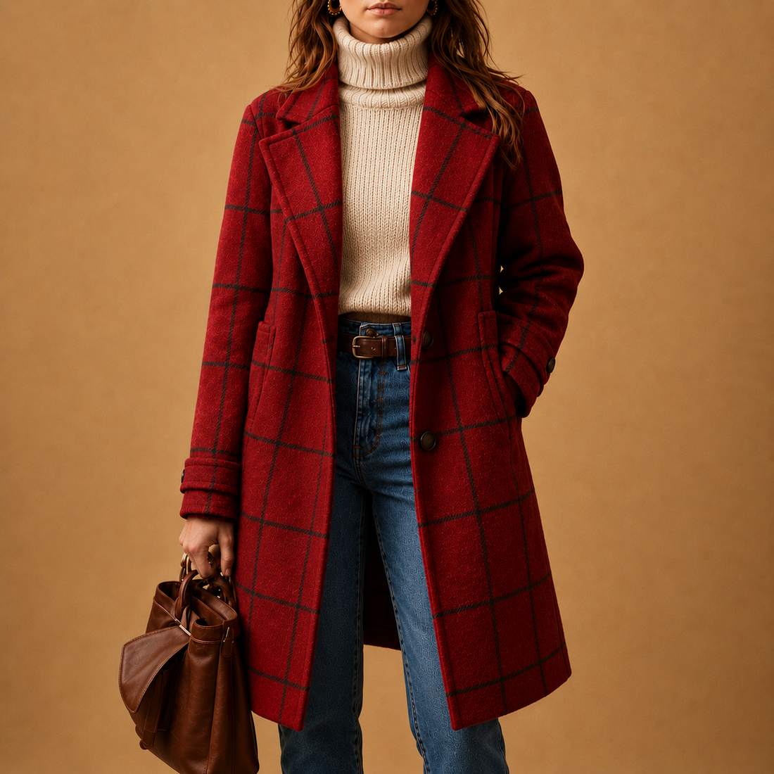 Bethany | Checked Coat