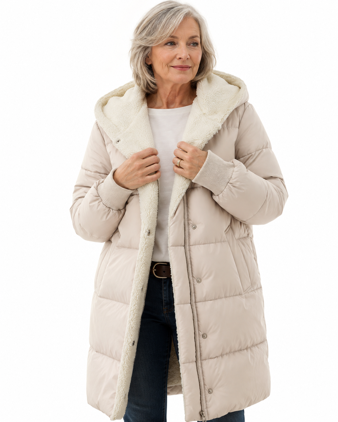 Hooded Quilted Puffer Coat