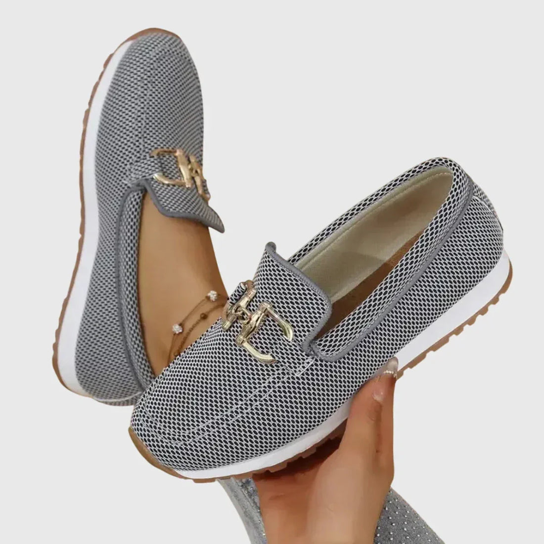 Chiara | Slip-On Knit Sneakers