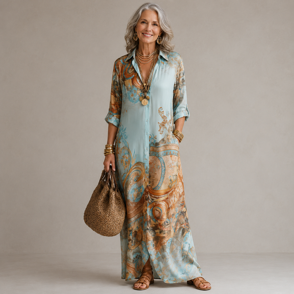 Evalexy | Printed Maxi Dress