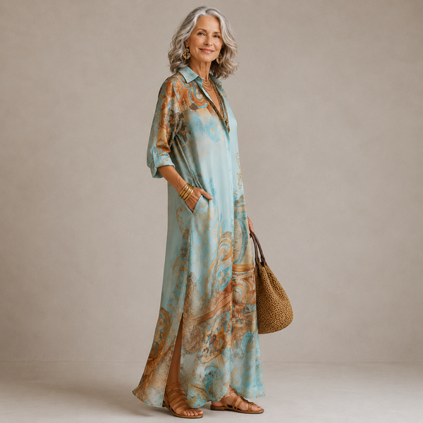 Evalexy | Printed Maxi Dress