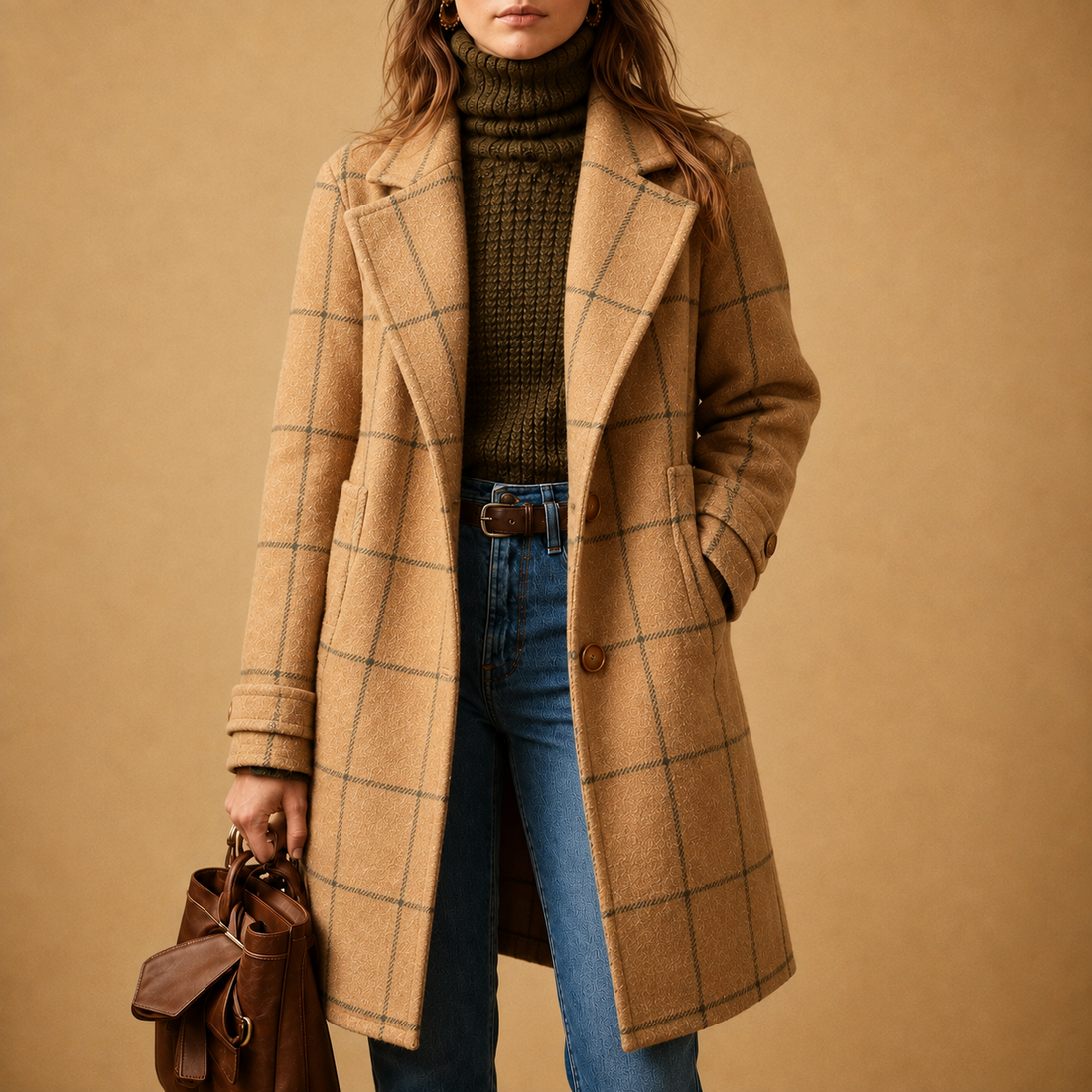 Bethany | Checked Coat