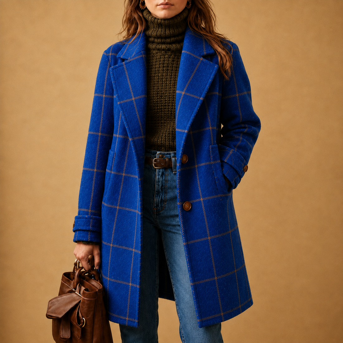 Bethany | Checked Coat