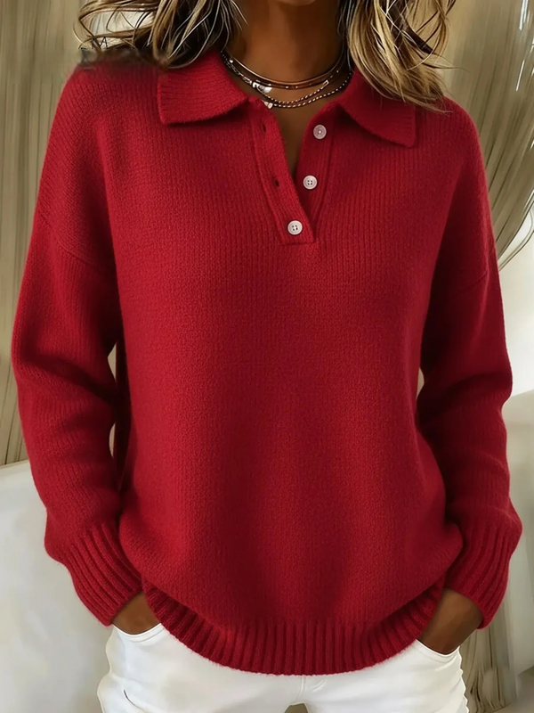 Classic Button-Detail Jumper